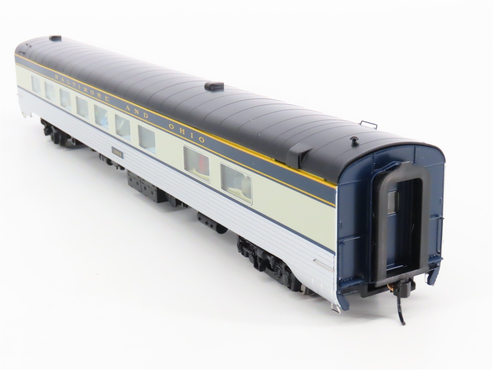 HO Scale Walthers Proto 920-9416 B&O 52-Seat Diner Passenger #1094 w/ Lighting