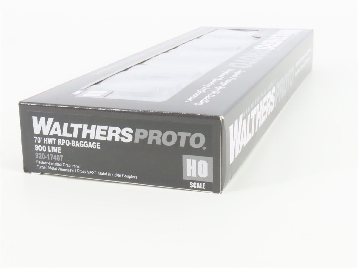 HO Walthers Proto 920-17407 SOO Line 70&#39; Heavyweight RPO-Baggage Passenger Car