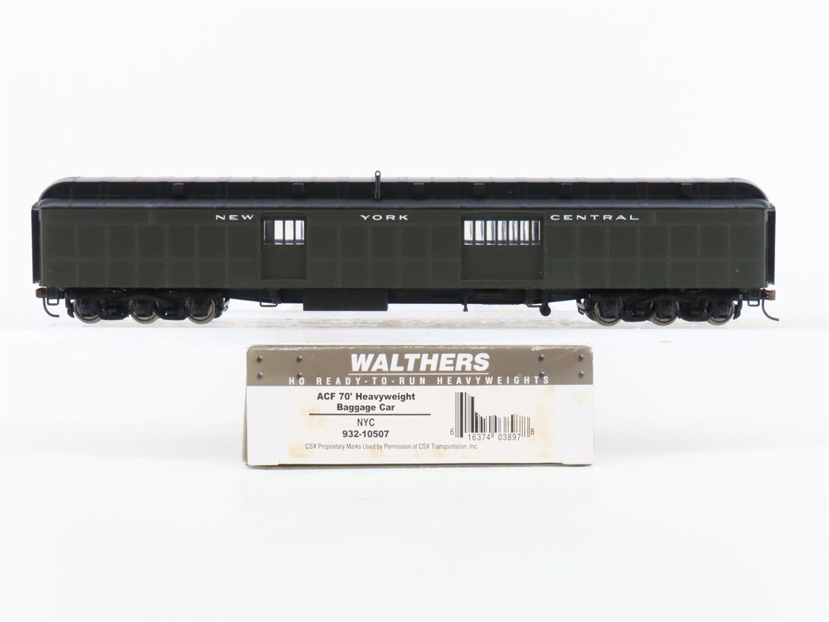 HO Walthers 932-10507 NYC New York Central ACF 70&#39; Heavyweight Baggage Passenger