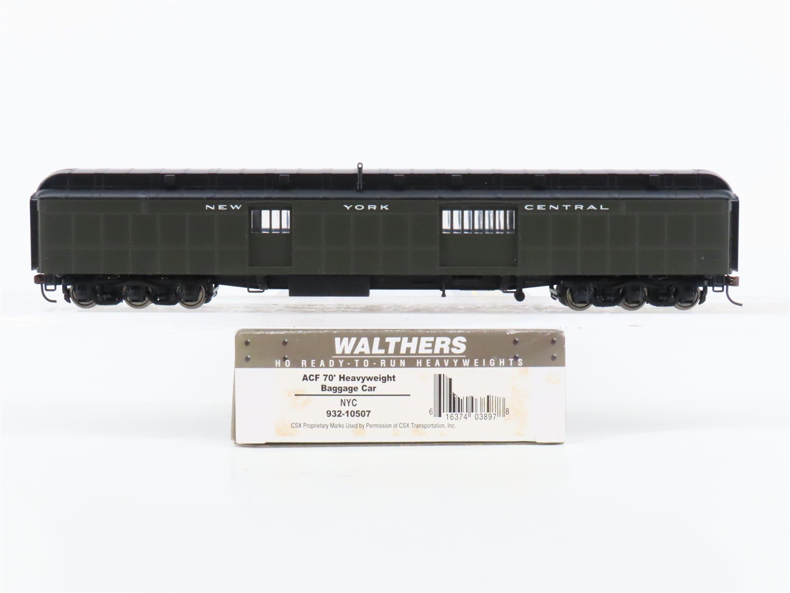 HO Walthers 932-10507 NYC New York Central ACF 70' Heavyweight Baggage Passenger