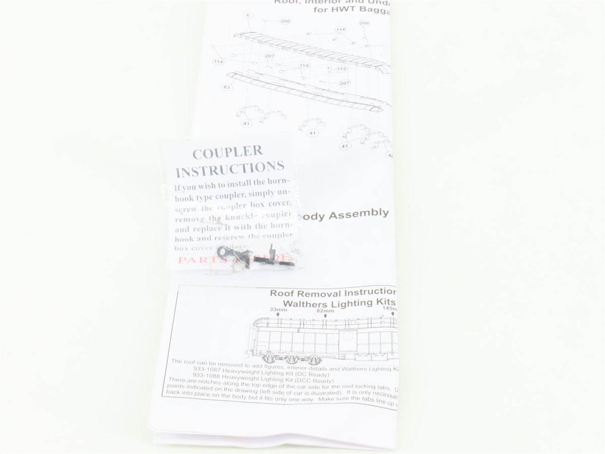 HO Walthers 932-10507 NYC New York Central ACF 70&#39; Heavyweight Baggage Passenger