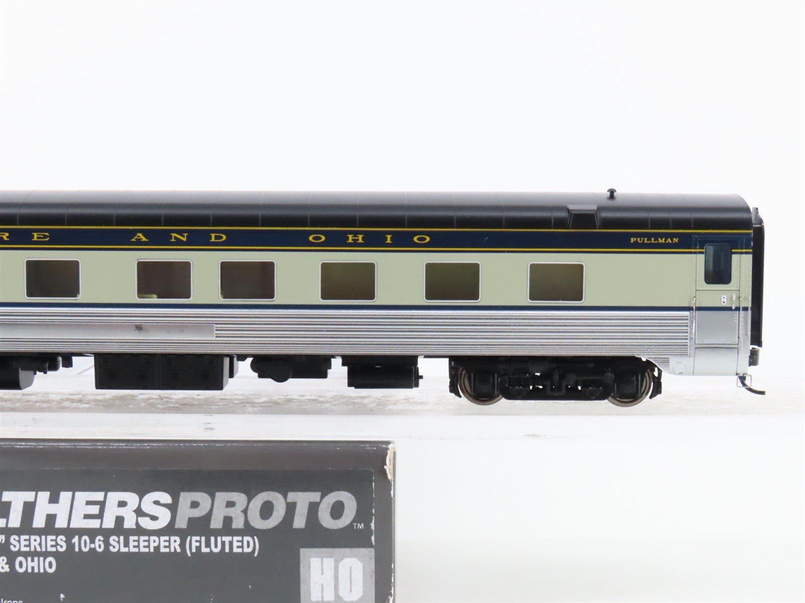 HO Walthers Proto 920-9408 B&O Baltimore & Ohio PS Fluted 10-6 Sleeper Passenger
