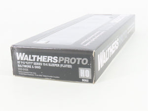HO Walthers Proto 920-9408 B&O Baltimore & Ohio PS Fluted 10-6 Sleeper Passenger