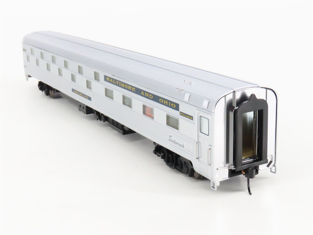 HO Walthers Proto 920-9413 B&amp;O Budd 85&#39; 24-8 Slumbercoach Passenger &quot;Dreamland&quot;