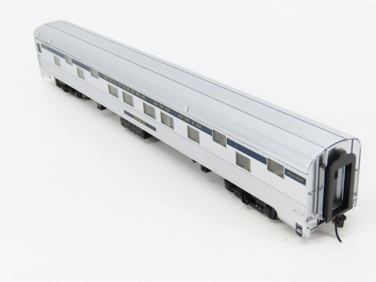 HO Walthers Proto 920-9414 B&amp;O Budd 85&#39; Sleeper Passenger &quot;Robin&quot; w/ Lighting