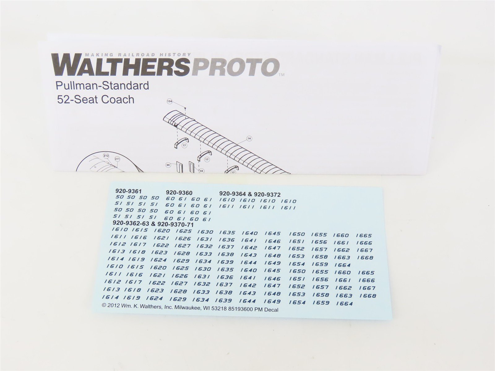 HO Walthers Proto 920-9363 C&O 