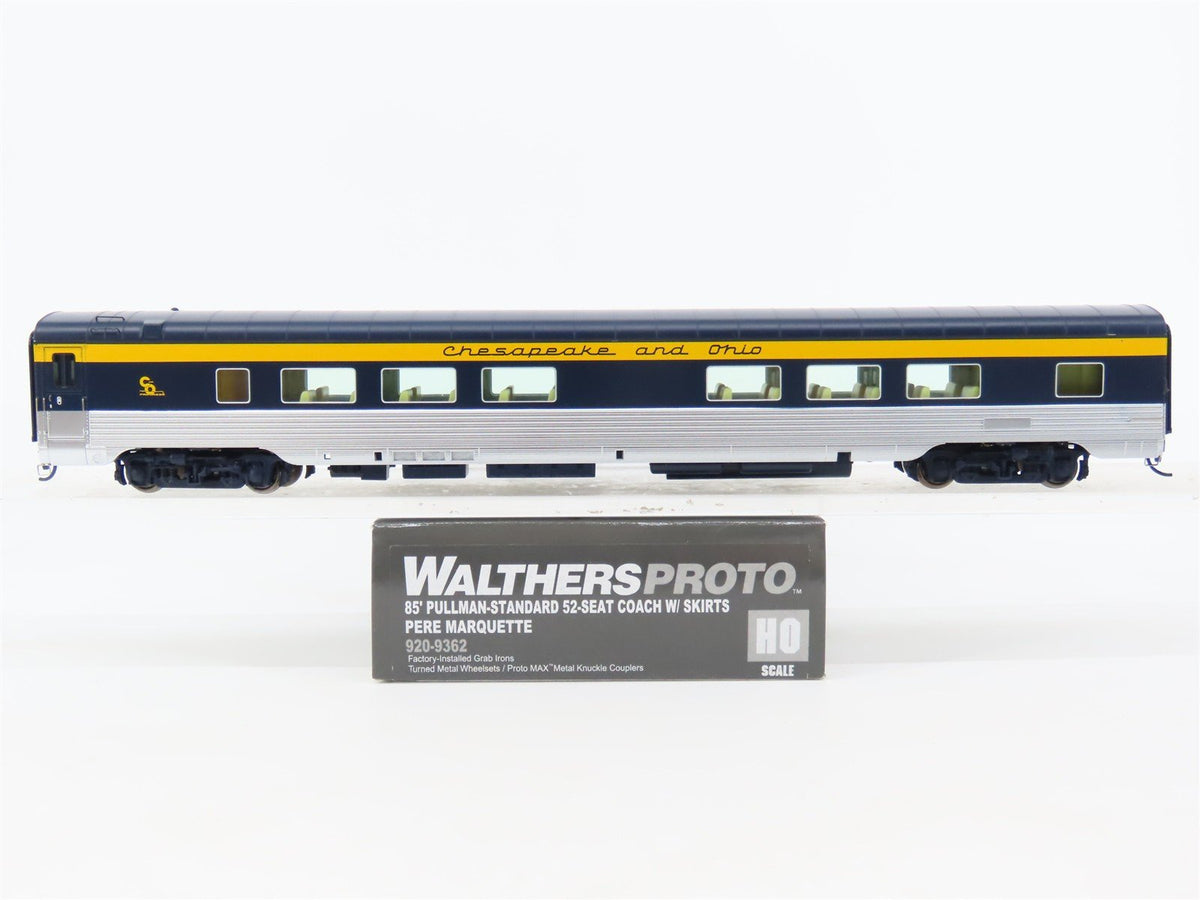 HO Walthers Proto 920-9362 C&amp;O &quot;Pere Marquette&quot; 52-Seat Coach Passenger Car