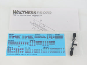 HO Walthers Proto 920-9560 UP Union Pacific ACF 85' REA Baggage Passenger #5638