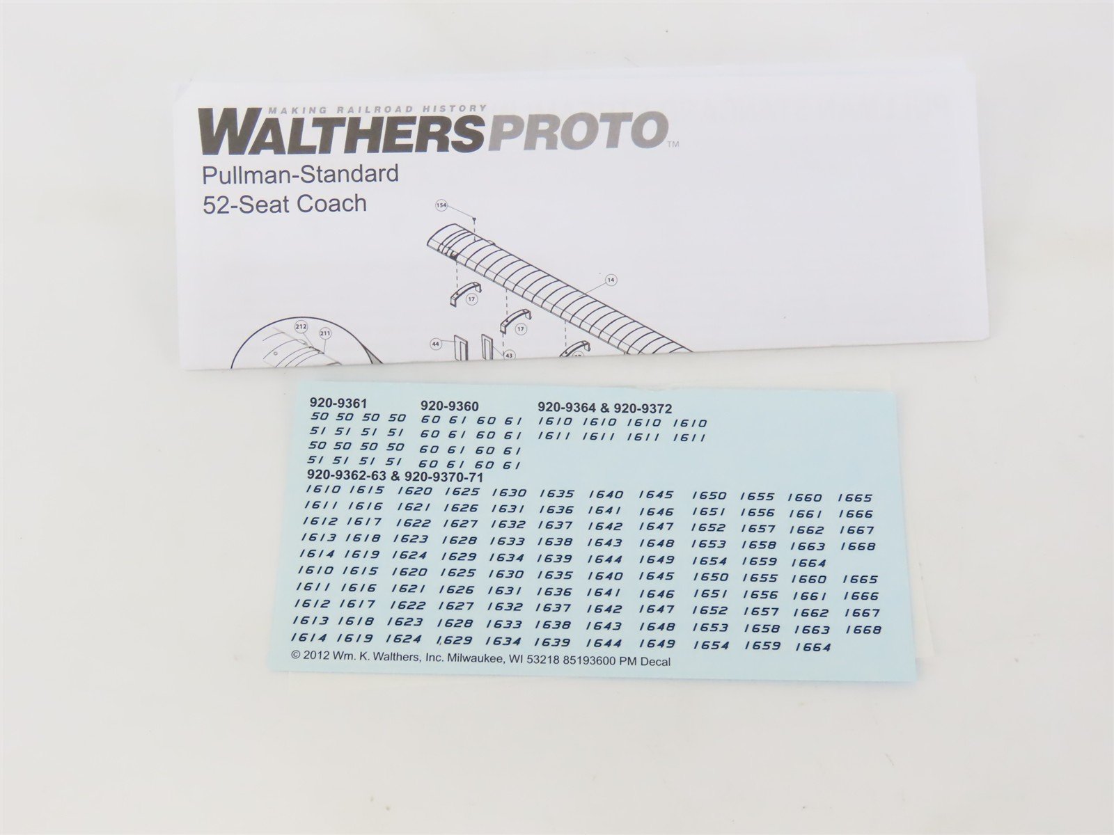HO Walthers Proto 920-9362 C&O 