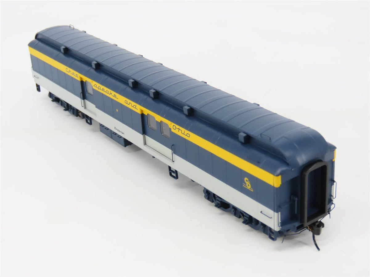 HO Walthers 932-10168 C&amp;O Chesapeake &amp; Ohio 70&#39; Heavyweight Baggage Passenger