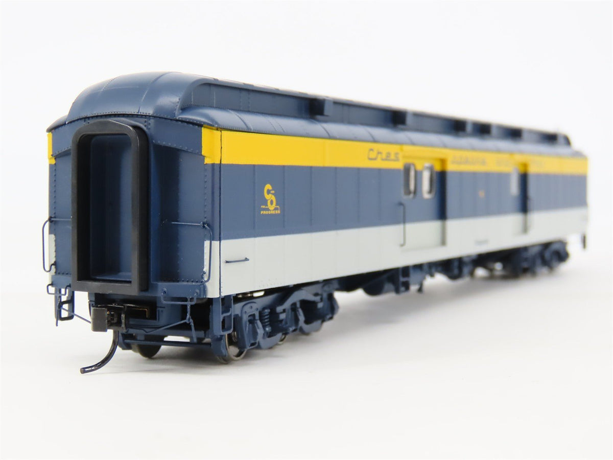 HO Walthers 932-10168 C&amp;O Chesapeake &amp; Ohio 70&#39; Heavyweight Baggage Passenger