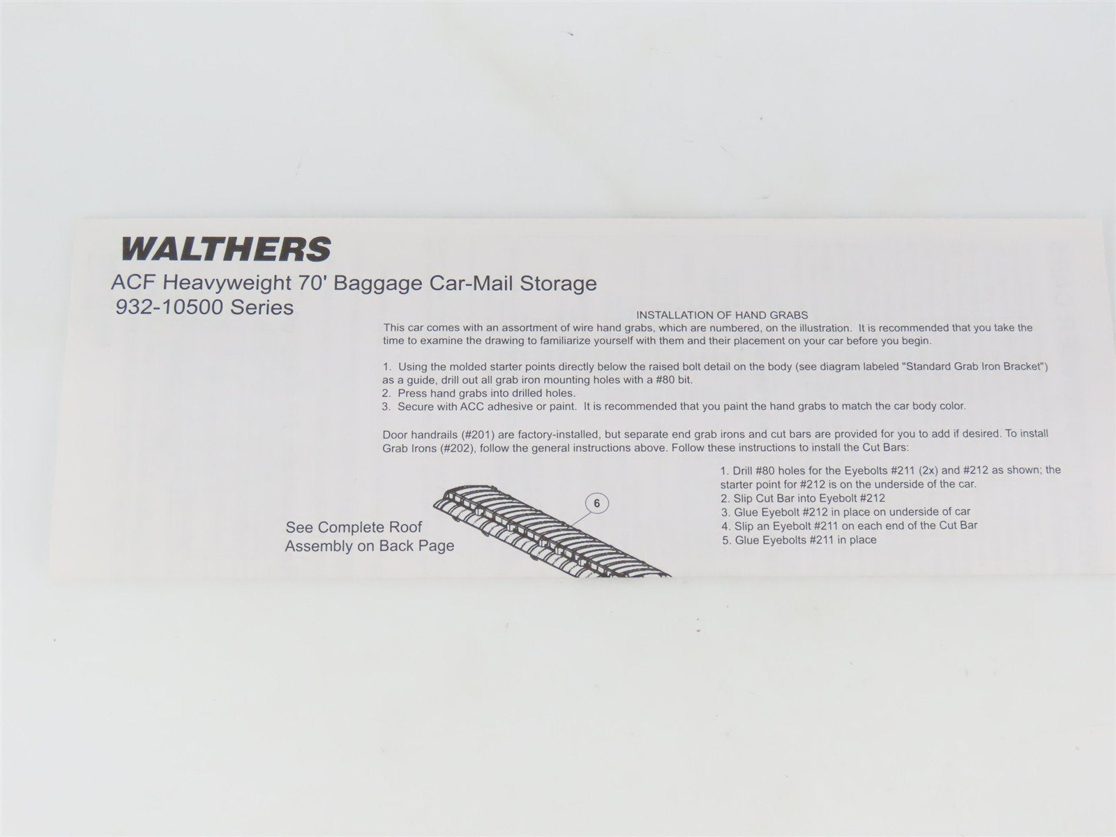 HO Walthers 932-10168 C&O Chesapeake & Ohio 70' Heavyweight Baggage Passenger