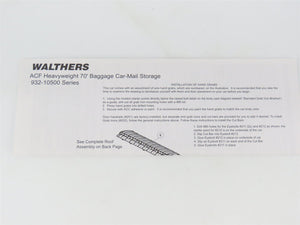 HO Walthers 932-10168 C&O Chesapeake & Ohio 70' Heavyweight Baggage Passenger