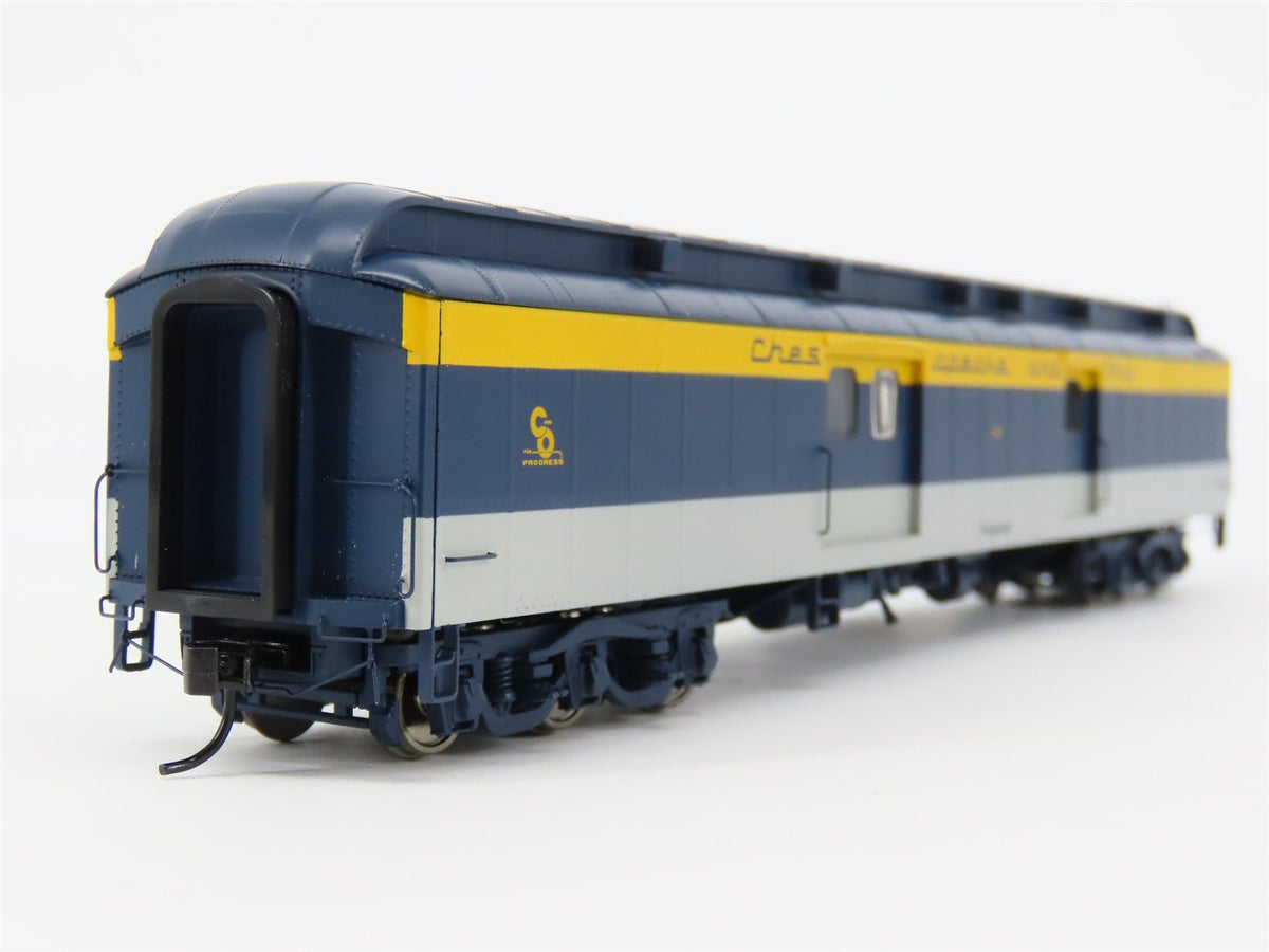 HO Walthers 932-10522 C&amp;O Chesapeake &amp; Ohio 70&#39; Heavyweight Baggage Passenger