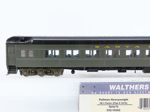 HO Walthers 932-10302 ATSF Santa Fe Pullman Heavyweight 28-1 Parlor Passenger