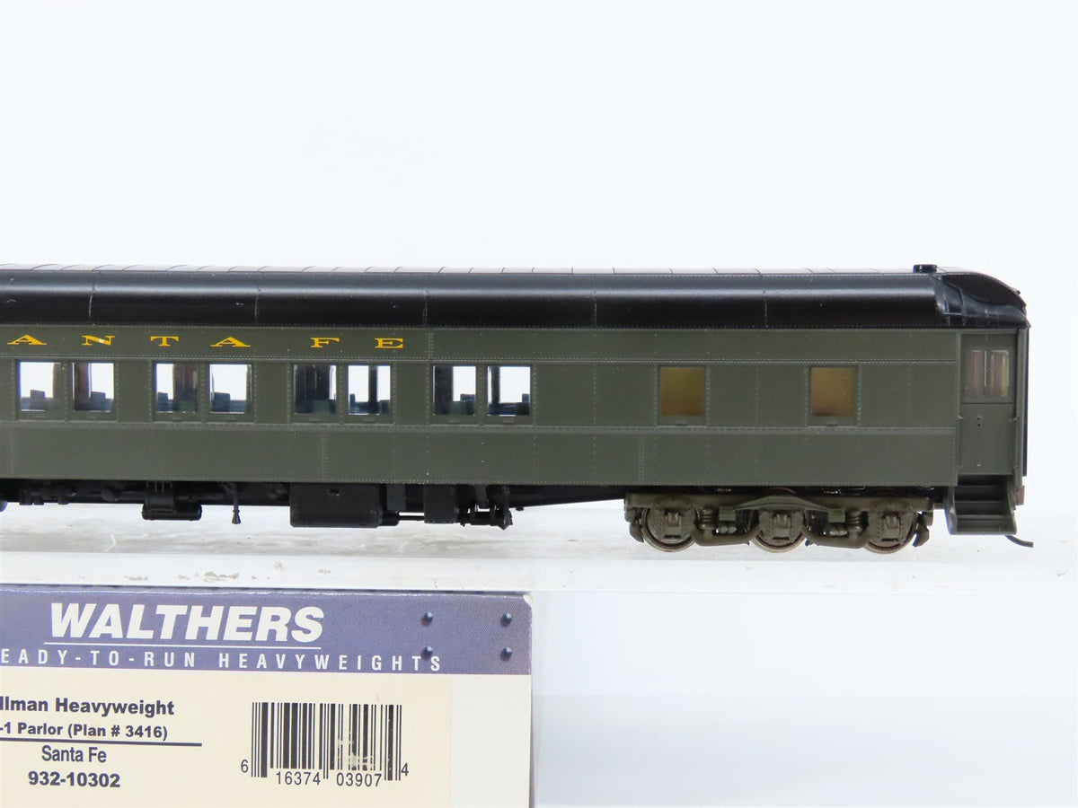 HO Walthers 932-10302 ATSF Santa Fe Pullman Heavyweight 28-1 Parlor Passenger
