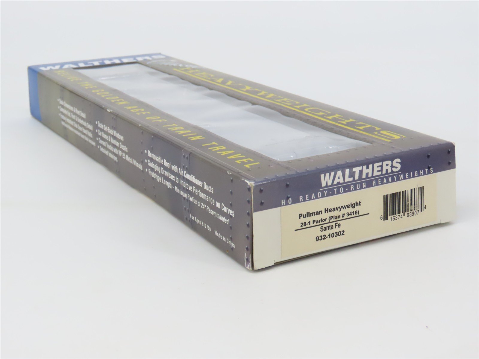 HO Walthers 932-10302 ATSF Santa Fe Pullman Heavyweight 28-1 Parlor Passenger