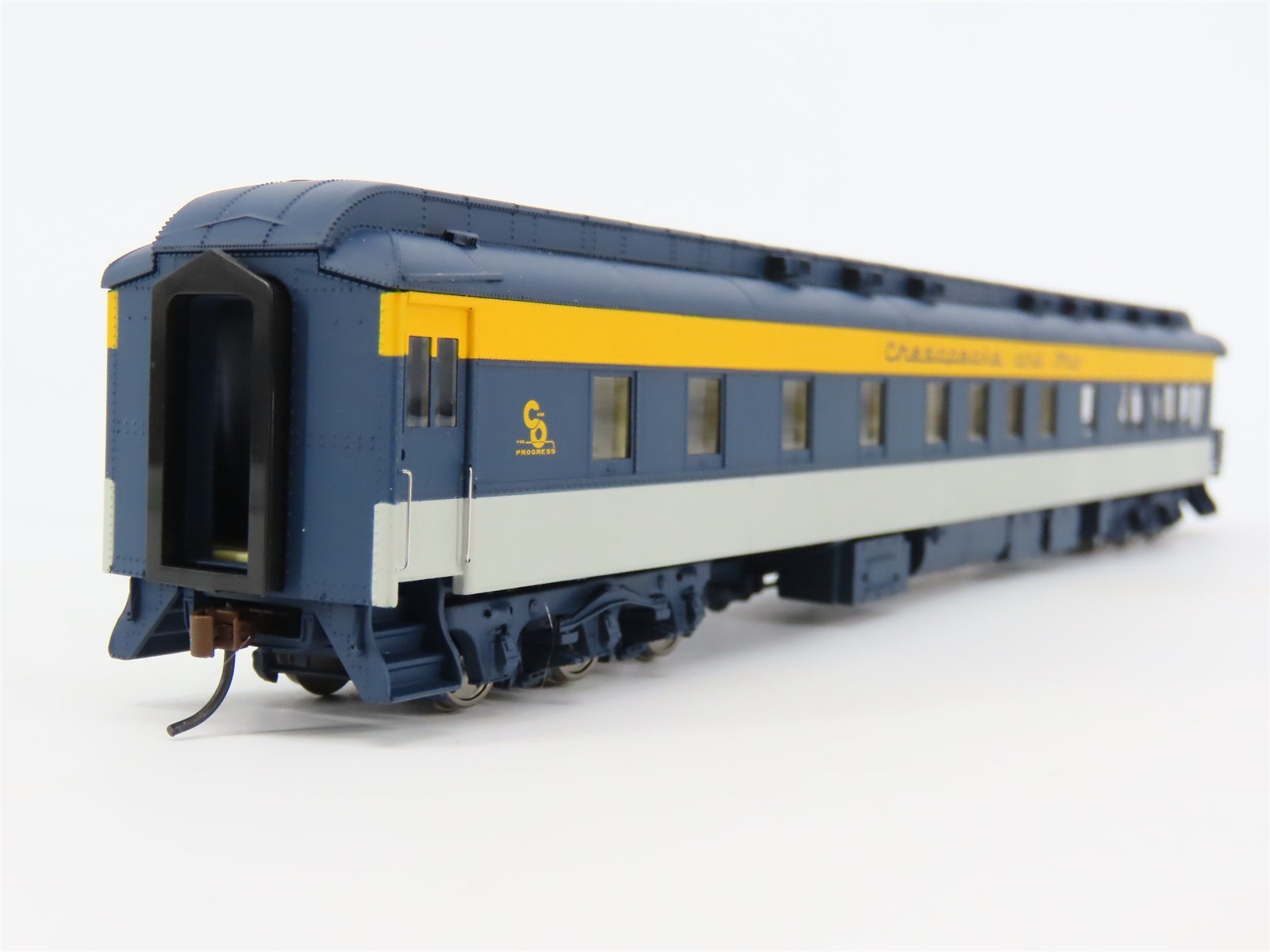 HO Walthers 932-10266 C&O Chesapeake & Ohio Heavyweight 3-2 Lounge-Obs Passenger