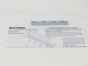 HO Scale Walthers 932-9544 CNW 