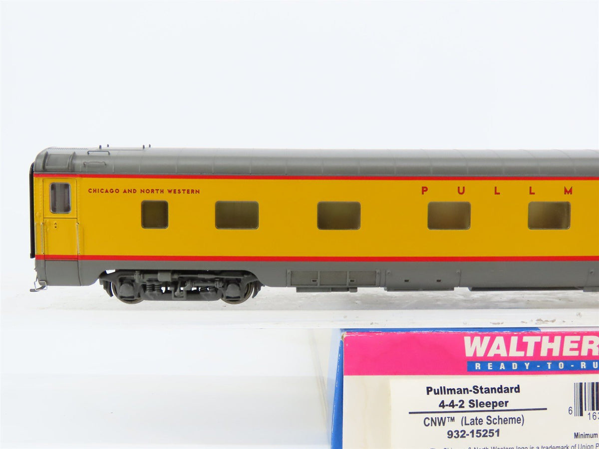 HO Walthers 932-15251 CNW (Late) &quot;UP Paint&quot; Pullman 4-4-2 Sleeper Passenger