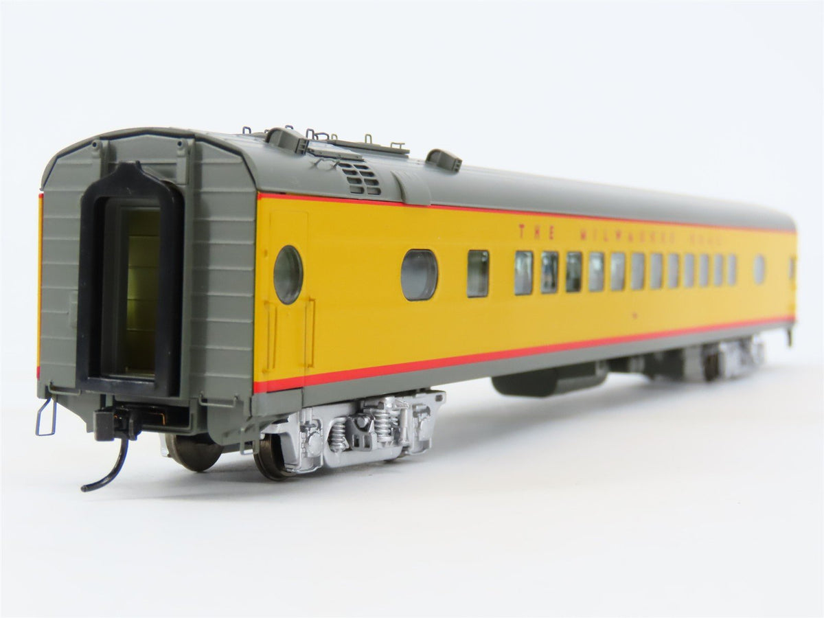 HO Walthers Proto 920-9160 MILW &quot;Cannonball&quot; 85&#39; Coach Passenger #508 w/Lighting