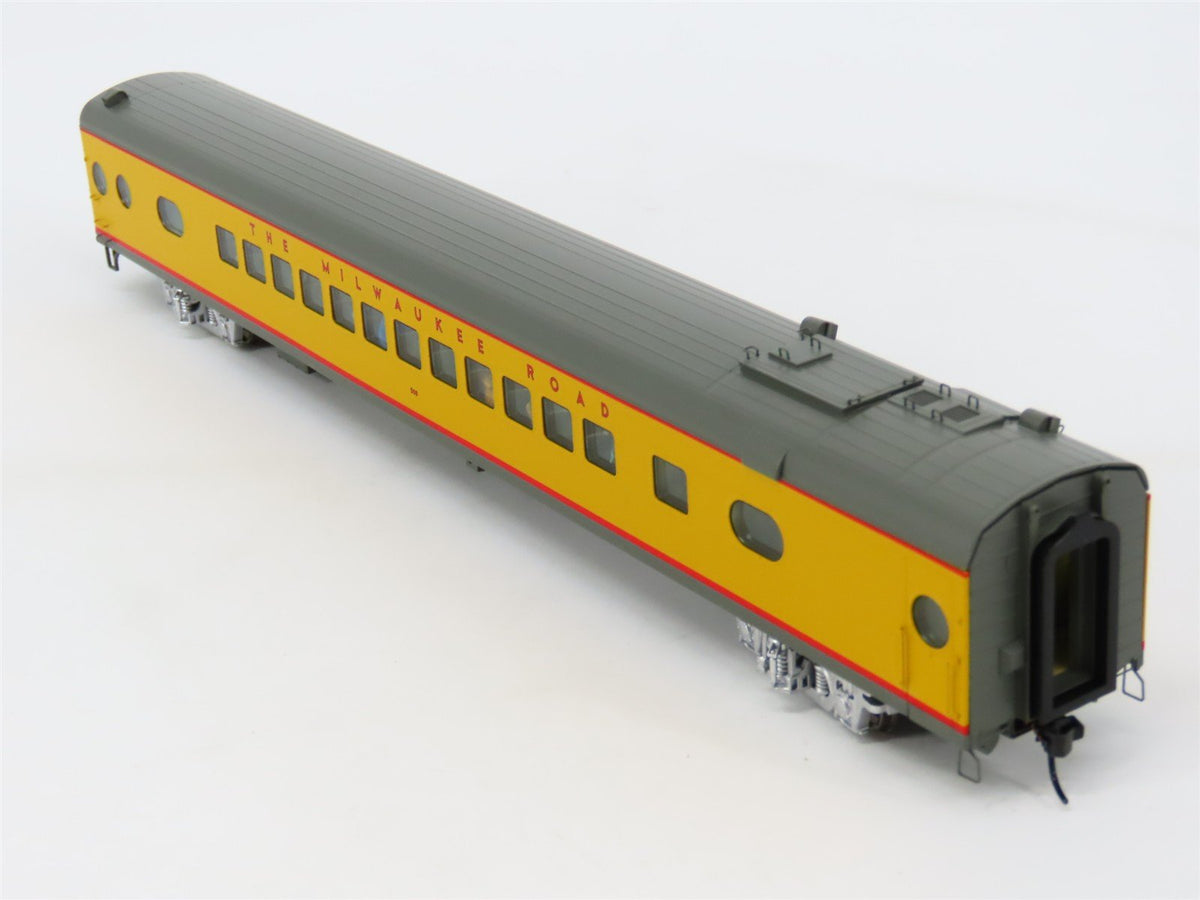 HO Walthers Proto 920-9160 MILW &quot;Cannonball&quot; 85&#39; Coach Passenger #508 w/Lighting