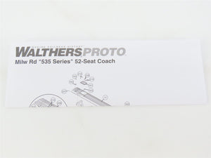 HO Walthers Proto 920-9143 MILW Hiawatha 85' Coach Passenger #540 w/ Lighting