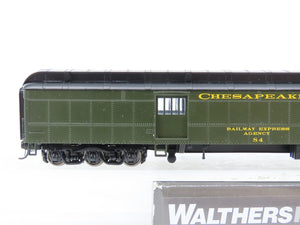 HO Walthers Proto 920-17413 C&O Chesapeake & Ohio 70' RPO-Baggage Passenger #84
