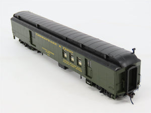 HO Walthers Proto 920-17413 C&O Chesapeake & Ohio 70' RPO-Baggage Passenger #84