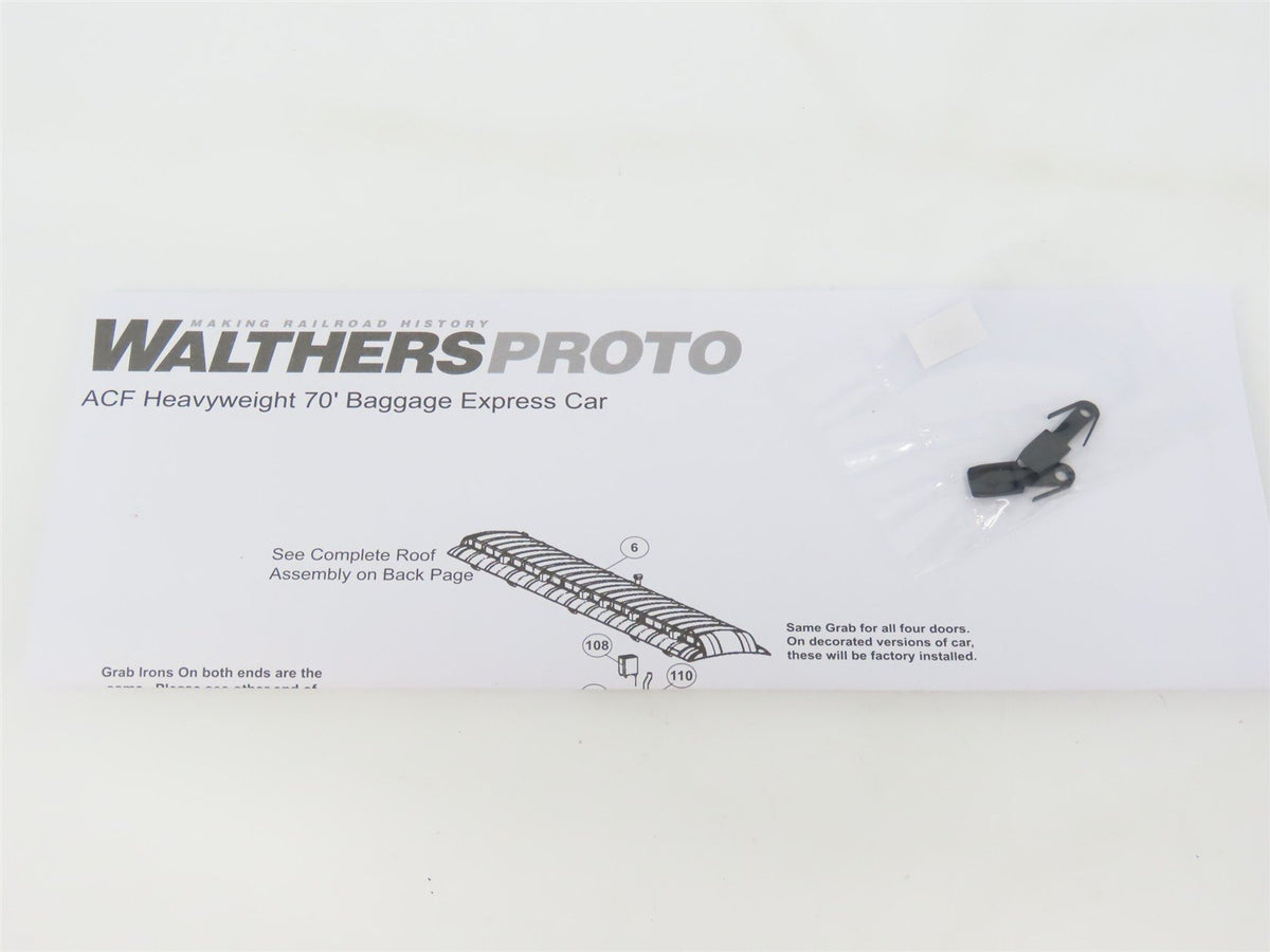 HO Walthers Proto 920-17504 C&amp;O Chesapeake &amp; Ohio 70&#39; Baggage Passenger #307