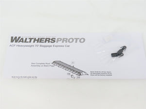 HO Walthers Proto 920-17504 C&O Chesapeake & Ohio 70' Baggage Passenger #307