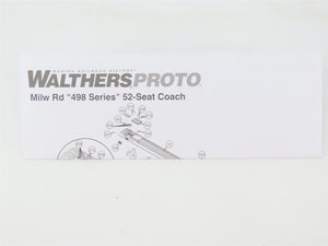 HO Walthers Proto 920-9142 MILW Hiawatha 85' Coach Passenger #501 w/ Lighting
