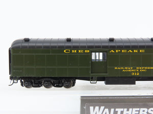 HO Walthers Proto 920-17502 C&O Chesapeake & Ohio 70' Baggage Passenger #312