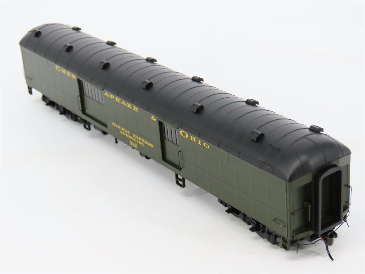 HO Walthers Proto 920-17502 C&amp;O Chesapeake &amp; Ohio 70&#39; Baggage Passenger #312