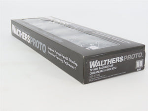 HO Walthers Proto 920-17502 C&O Chesapeake & Ohio 70' Baggage Passenger #312