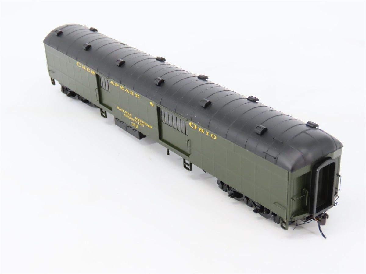 HO Walthers Proto 920-17502 C&amp;O Chesapeake &amp; Ohio 70&#39; Baggage Passenger #312