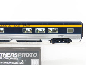 HO Walthers Proto 920-9522 C&O 85' P-S 52-Seat Coach Passenger Car #1622 wLights