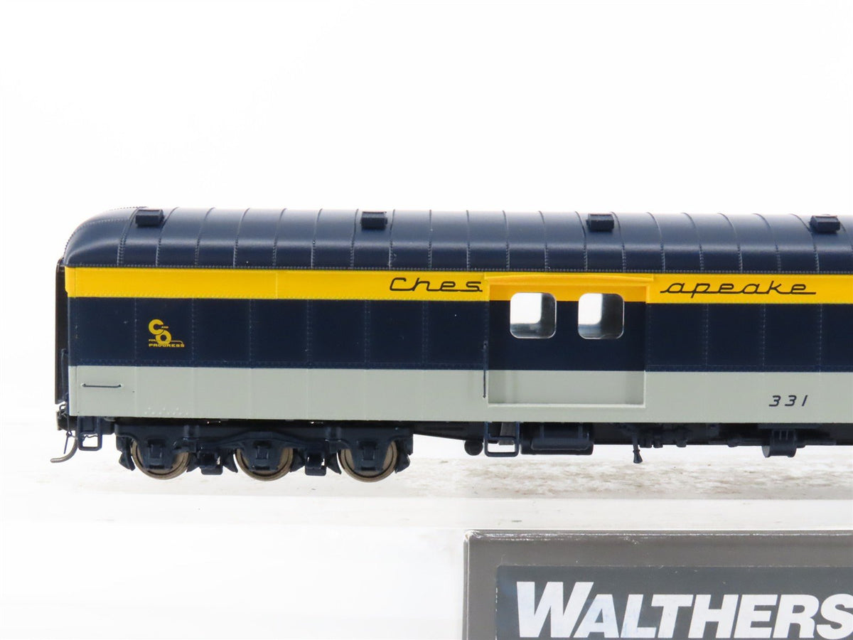 HO Scale Walthers Proto 920-9511 C&amp;O Railway 70&#39; ACF Baggage Passenger Car #331