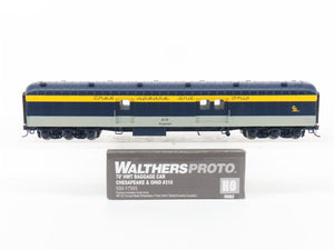 HO Scale Walthers Proto 920-17505 C&O 70' HWT Baggage Passenger Car #310