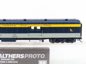 HO Scale Walthers Proto 920-17505 C&O 70' HWT Baggage Passenger Car #310