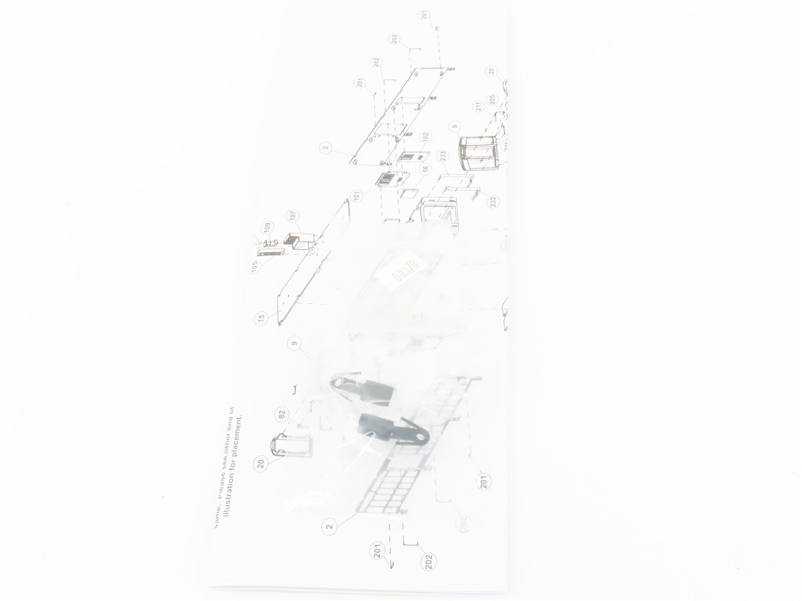 HO Scale Walthers Proto 920-17505 C&O 70' HWT Baggage Passenger Car #310