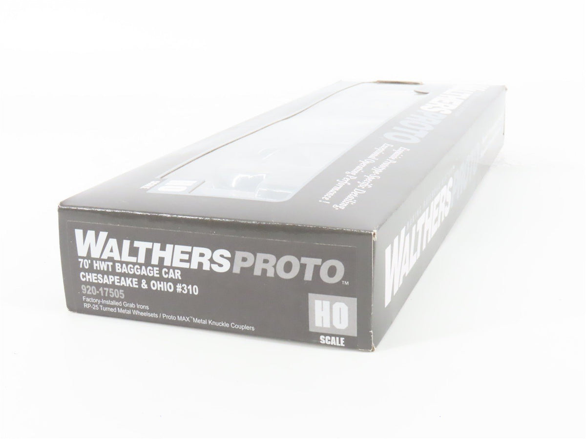 HO Scale Walthers Proto 920-17505 C&amp;O 70&#39; HWT Baggage Passenger Car #310
