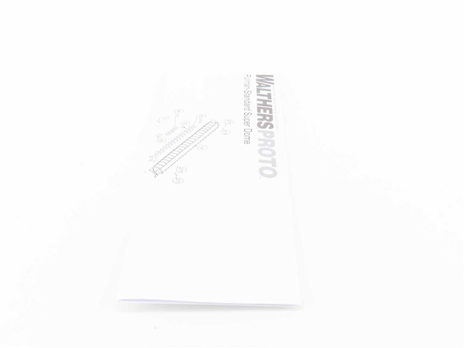 HO Scale Walthers Proto 920-9145 MILW 85' Super Dome Passenger Car #58