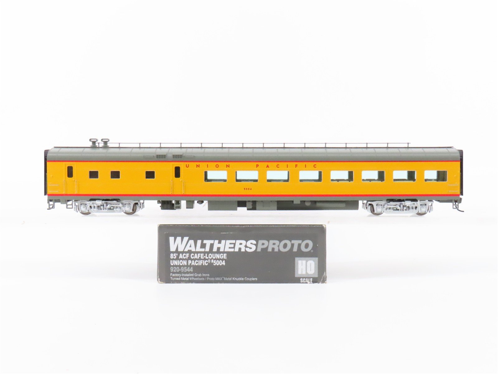 HO Scale Walthers Proto 920-9544 85' ACF Cafe-Lounge Passenger Car #5004