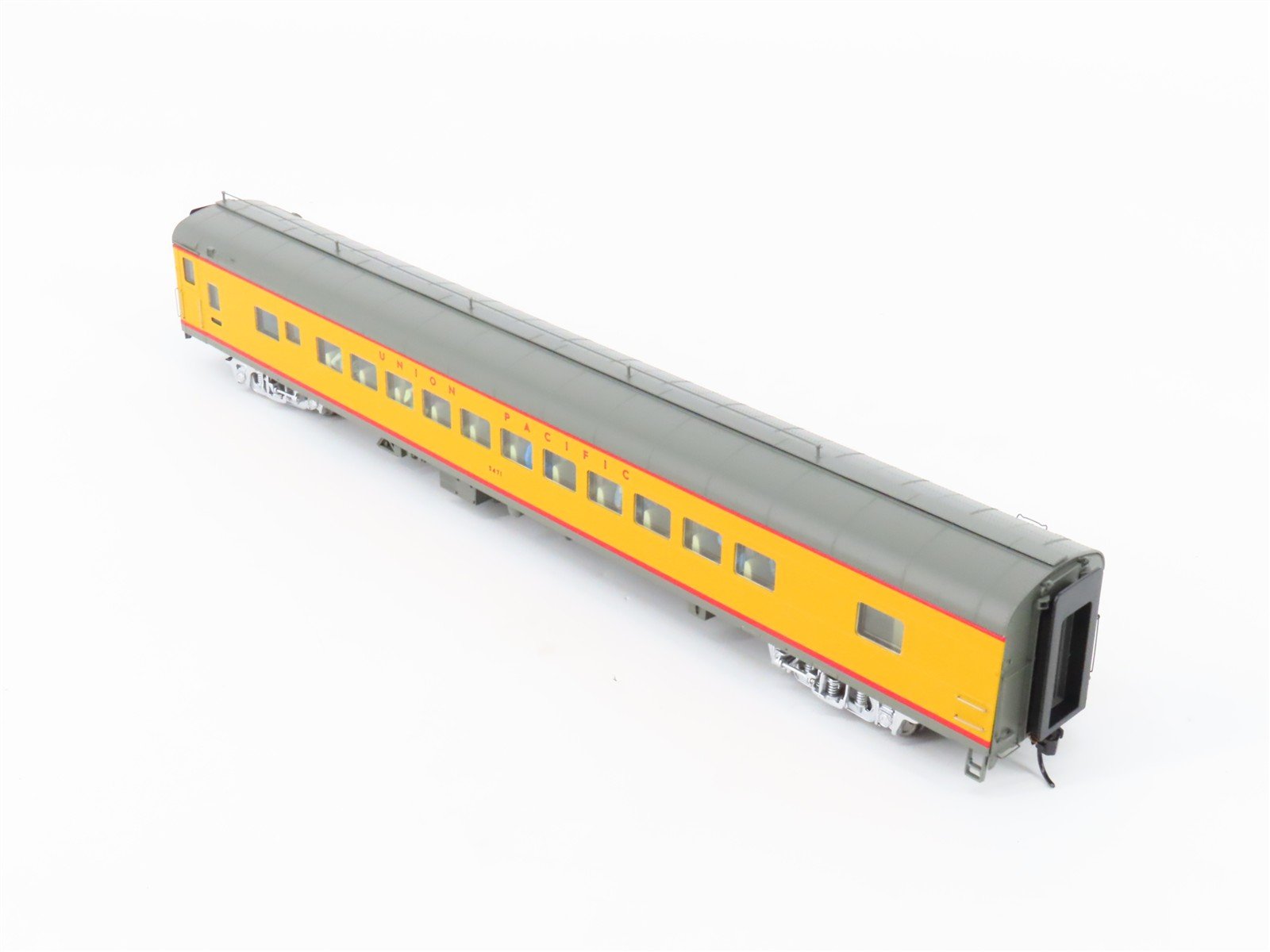 HO Walthers Proto 920-9562 UP 85' ACF 44-Seat Coach Passenger Car #3471 w/ Light