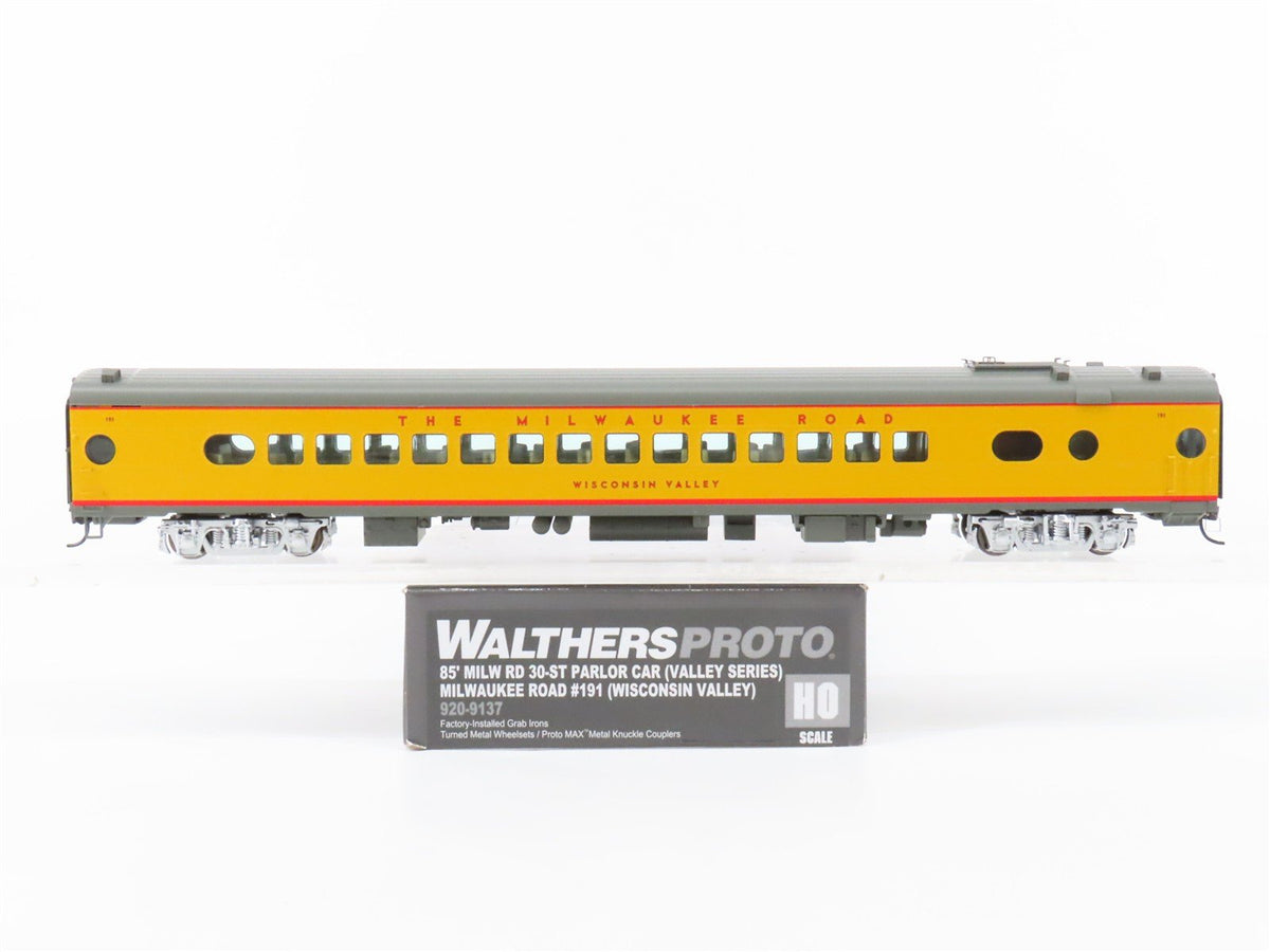 HO Walthers Proto 920-9137 MILW 85&#39; 30Seat Parlor Passenger Car Wisconsin Valley