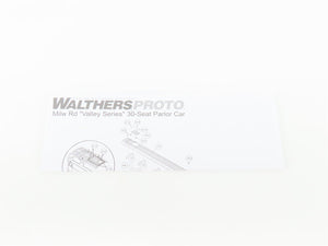 HO Walthers Proto 920-9137 MILW 85' 30Seat Parlor Passenger Car Wisconsin Valley