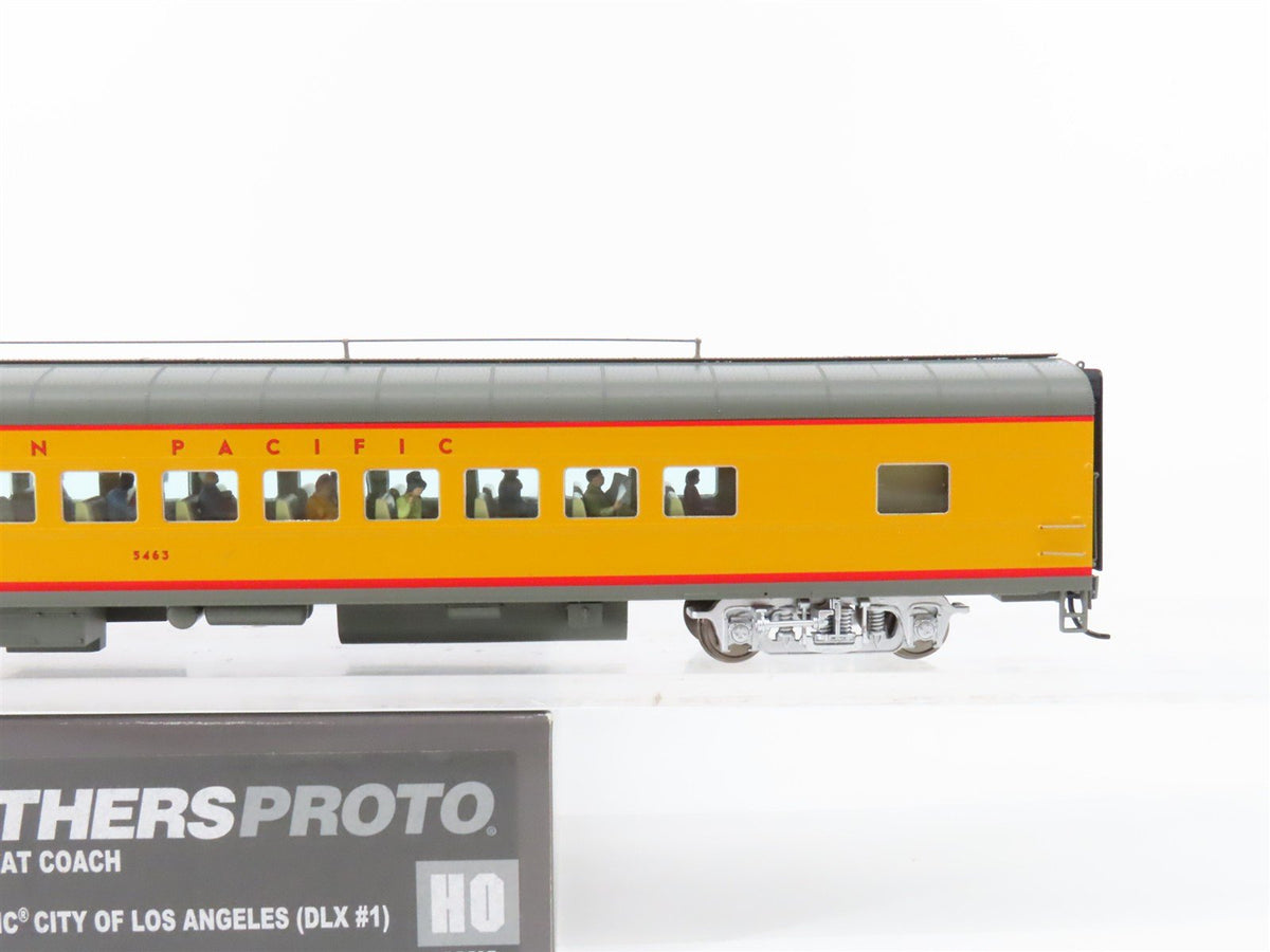 HO Walthers Proto 920-9552 UP 85&#39; ACF 44-Seat Coach Passenger Car #5463 w/ Light