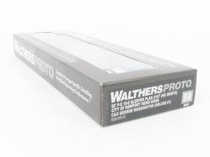 HO Walthers Proto 920-9515 C&O 85' P-S 10-6 Sleeper Passenger Car #2606 w/ Light