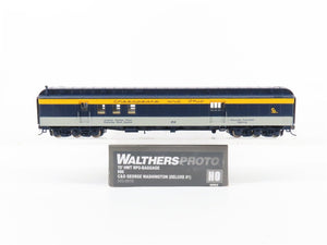 HO Scale Walthers Proto 920-9510 C&O 70' HWT RPO-Baggage Passenger Car #86